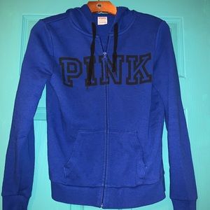 PINK logo zip up jacket